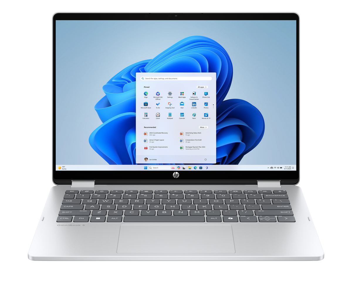 מחשב נייד HP OmniBook 5 Flip 14-fp0006nj Ultra 7 355 | 32GB | 1TB | D3KN5EA